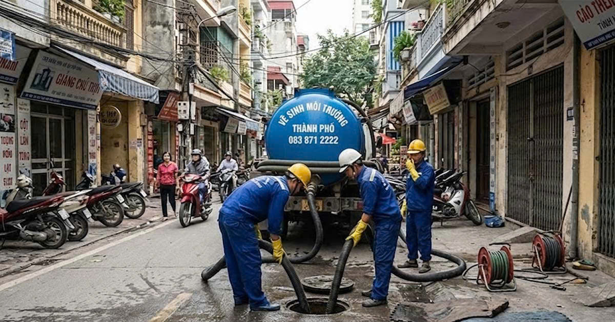 Hút Bể Phốt Tại Huyện Nho Quan