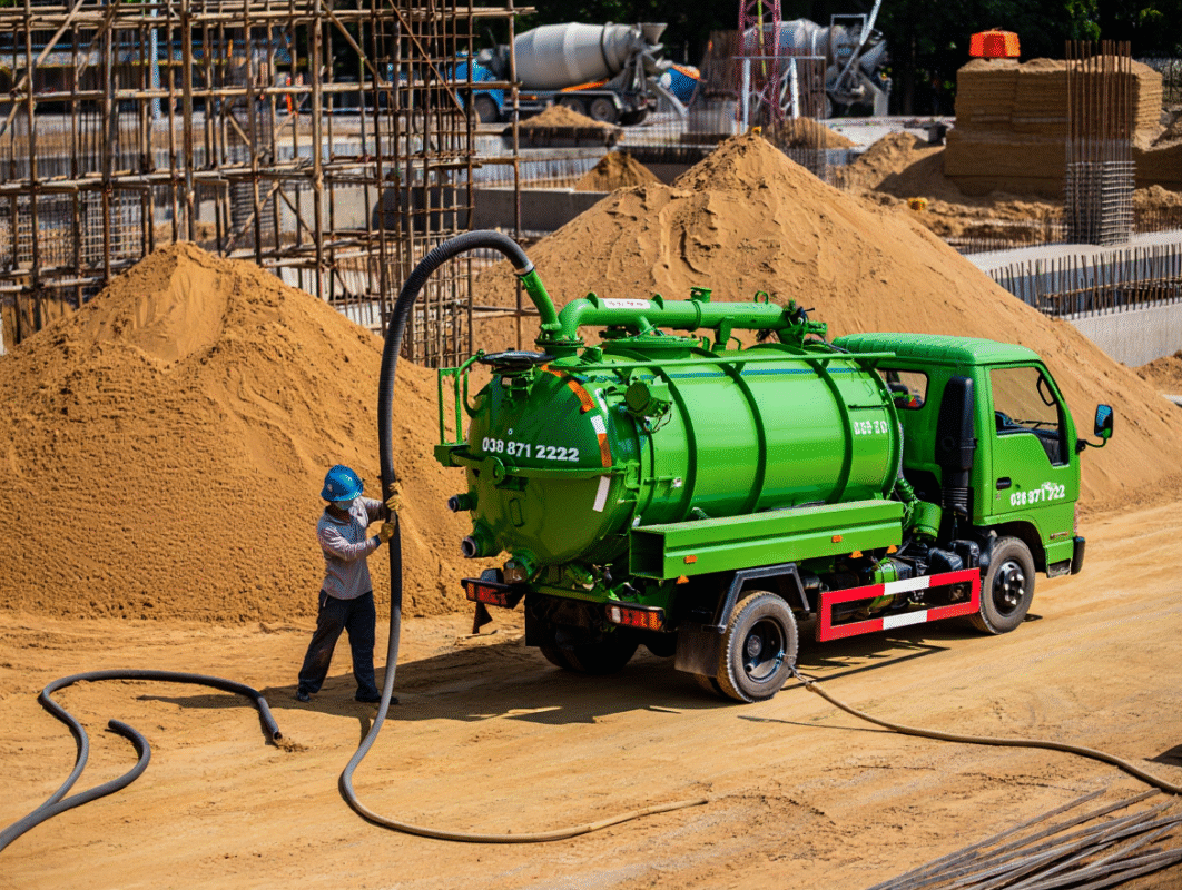 Hút Bể Phốt Tại Xã Hải Anh – Hải Tiến – Hải Hưng 