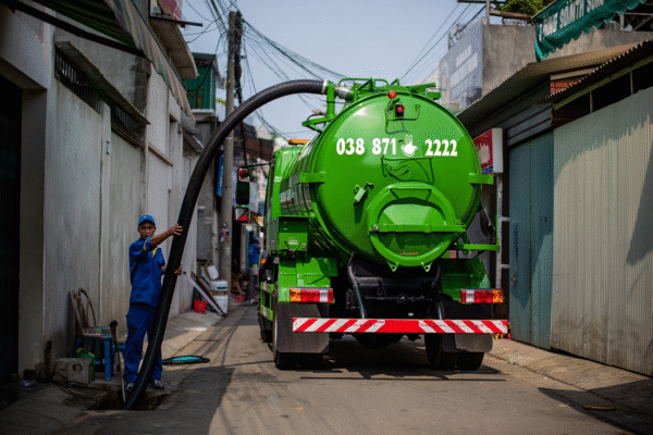 Hút bể phốt tại Xã Hải An – Hải Quang – Hải Xuân